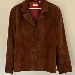 Rich Brown Suede Blazer